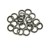 X AUTOHAUX 20pcs Oil Crush Washers Drain Plug Gaskets 12mm ID. 18mm OD.