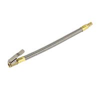 X AUTOHAUX 21cm 8" Car Tire Air Inflator Hose Adapter Extension Quick Connect