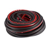 X AUTOHAUX 21m 68.9ft Car Door D Shape Rubber Weather Waterproof Car Seal Strip