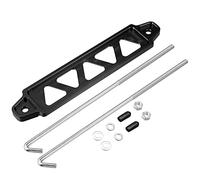 X AUTOHAUX 220mm Universal Car Battery Hold Down Set Black 5 Holes 10 Inch Bolt