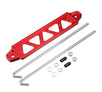 X AUTOHAUX 220mm Universal Car Battery Hold Down Set Red 5 Holes 10 Inch Bolt