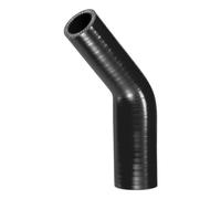 X AUTOHAUX 25-32mm/0.98"-1.26" ID 90mm Length 45 Deg Black Silicone Hose | 1 Pcs, 3.54" Length, Universal, Coolant Hose, High Temp, Turbo Intercooler, Direct Fit, Radiator Coolant