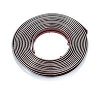 X AUTOHAUX 25ft Car RV Door Window Bumper Side Body Trim Strip 20mm Silver Tone