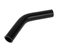 X AUTOHAUX 25mm/0.98" ID 120mm/4.72" Length 45 Degree Silicone Elbow Hose 5mm Thickness 4-Ply Reinforced High Temp Turbo Intercooler Intake Pipe Universal Black 1 Pcs