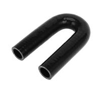 X AUTOHAUX 25mm/0.98" ID 150mm/5.91" Length 180 Degrees Black Silicone Hose