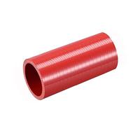 X AUTOHAUX 25mm 0.98" ID Straight Silicone Coupler Pipe for Car 76mm Red