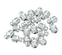 X AUTOHAUX 25pcs M10x1 Car Grease Nipple Fitting 180 Degree Galvanized Steel