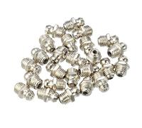 X AUTOHAUX 25pcs M8x1 Car Grease Nipple Fitting 180 Degree Nickel Plated Steel