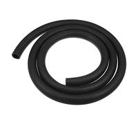 X AUTOHAUX 2m 6.56ft 19mm 0.75" Car Flexible Straight Heater Hose Rubber Black