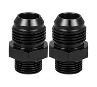 X AUTOHAUX 2pcs 10AN Male to M18 x 1.5mm Male Fitting Adapter for Car
