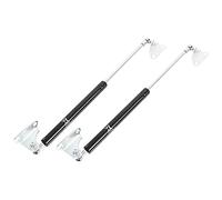X AUTOHAUX 2Pcs 15Inch 400N/90LB Black Car Lift Supports Struts Gas Spring