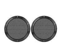 X AUTOHAUX 2pcs 6.5" Car Glossy Audio Speaker Cover Mesh Grill Horn Guard