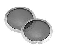 X AUTOHAUX 2pcs 8" Mesh Trim Round Subwoofer Grille Horn Protective Guard