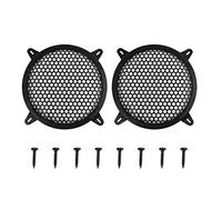 X AUTOHAUX 2pcs 8" Speaker Subwoofer Grill Cover Mesh Protector for Auto