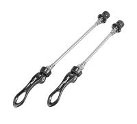 X AUTOHAUX 2pcs Bicycle Quick Release Skewer Wheel Hub Lever Black
