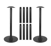 X AUTOHAUX 2pcs Boat Cover Support Pole Adjustable Height from 12" to 54"