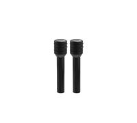 X AUTOHAUX 2pcs Car Door Lock Knobs Aluminum Alloy Inner Pull Pins Black | for Vehicles with Hole Diameter of M4x0.7mm Thread, Door lock knob, Interior door lock pull pins