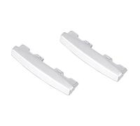 X AUTOHAUX 2pcs Car Front AC Air Vent Outlet Tab Clip Repair Chrome Plated Trim