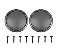 X AUTOHAUX 2pcs Grill Cover Mesh Protector Car Speaker Subwoofer 10 Inch
