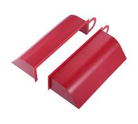 X AUTOHAUX 2pcs Hood Dynamic Cold Air Tuning Intake System Scoop for BMW Red