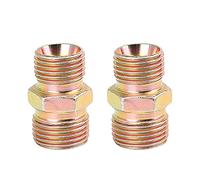 X AUTOHAUX 2pcs M16 x 1.5mm to M18 x 1.5mm Air Pipe Fitting Connector Adapter