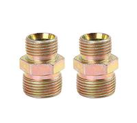 X AUTOHAUX 2pcs M18 x 1.5mm to M22 x 1.5mm Air Pipe Fitting Connector Adapter