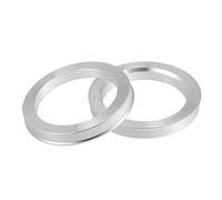 X AUTOHAUX 2pcs OD 83.1mm to ID 64.1mm Aluminium Alloy Car Hub Centric Rings