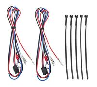 X AUTOHAUX 2pcs Tow Mirrors Wiring Harness for Cargo Running Turn Signals Light