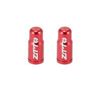 X AUTOHAUX 2pcs Type Valve Caps Dust Covers for Bicycle Road Bike MTB Red