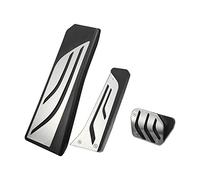 X AUTOHAUX 3 Pcs Accelerator Pedal and Brake Pedal Cover Set for BMW