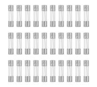 X AUTOHAUX 30pcs 10A Quick Blow Glass Tube Fuse Breaking 250V 5x20mm for Car