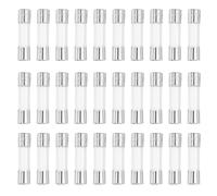 X AUTOHAUX 30pcs 3A Quick Blow Glass Tube Fuse Breaking 250V 5x20mm for Car