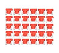 X AUTOHAUX 30pcs Low Profile Mini Car Blade Style Fuses 10A for Automotive