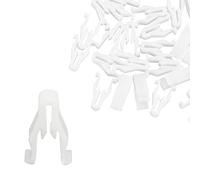 X AUTOHAUX 30pcs White Plastic Nylon Switch Bezel Clip for Car 90467-10203