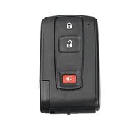 X AUTOHAUX 312MHz MOZB21TG Replacement Proximity No Smart Entry Remote Key Fob for Toyota Prius 04-2009 3 Buttons Semi-intelligent Key 89070-47180 Fit for Black Logo Not for the Silver Tone