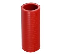 X AUTOHAUX 32mm/1.26" ID 100mm 3.94" Length 0 Degree Silicone Straight Coupler Hose 4-Ply Reinforced 5mm Thick Straight Silicone Hose Coupler Turbo Intercooler Pipe Universal Red 1PC