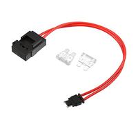 X AUTOHAUX 32V Low Profile Mini Fuse Adapter Kit with 2pcs 25A Blade Style Fuse