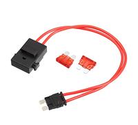 X AUTOHAUX 32V Standard Fuse Adapter Fuse Kit with 2pcs 10A Blade Style Fuse