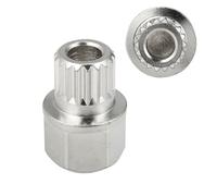 X AUTOHAUX 34/18PT Hollow Anti Theft Wheel Lock Lug Nut Screw for BMW | Steel Material, 1 Pcs, Anti-Theft, Removal Tool, Security Socket, Wheel Lock Key, Lug Nut Socket