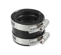X AUTOHAUX 35mm ID Black Carburetor Adapter Intake Pipe Boot Interface - 1Pcs