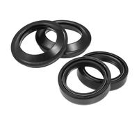 X AUTOHAUX 38mm Motorcycle Front Fork Shock Oil Dust Seal Set for Yamaha FZX750