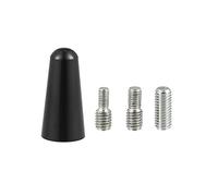 X AUTOHAUX 3cm Car Auto Short Stop Thread Rod Antenna Roof Decorative Cover