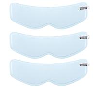 X AUTOHAUX 3pcs 8.86"x2.56" Motorcycle Helmet Anti Fog Film Lens Sticker