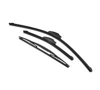 X AUTOHAUX 3pcs Front Rear Windscreen Wiper Blades Set for Mazda 2 DE 2007-2014