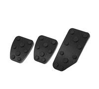 X AUTOHAUX 3pcs Gas Brake Clutch Pedal Cover Compatible for Subaru, Black