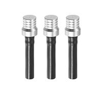X AUTOHAUX 3pcs Silver Tone Universal Gas Cap Tube with Air Vents