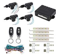 X AUTOHAUX 4 Doors Central Lock Locking System Keyless Entry Kit Only for 12V