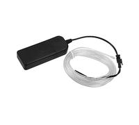 X AUTOHAUX 4 Meter/13ft Neon EL Wire Strip Ice Blue Light Glow for Car Interior