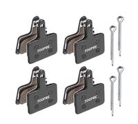 X AUTOHAUX 4 Pair Resin Disc Bike Brake Pads w/Split Pin for Shimano M315 M355