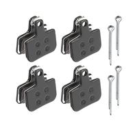 X AUTOHAUX 4 Pair Semi Metal Disc Bike Brake Pads with Split Pin for SRAM